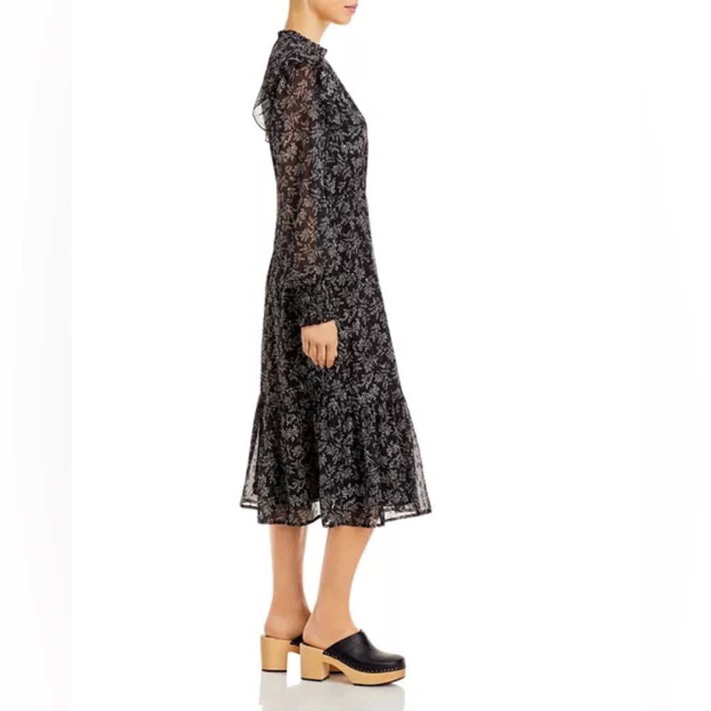 Aqua Printed Long Sleeve Midi Dress - 100% Exclusive